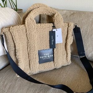 Marc Jacobs Beige Shearling Tote Bag - NWT